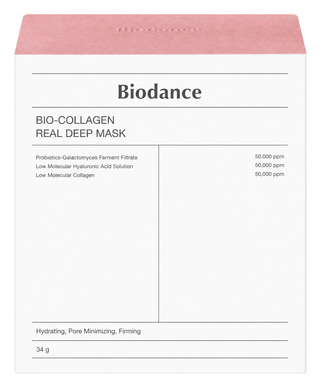 Biodance Bio-Collagen Real Deep Mask product package