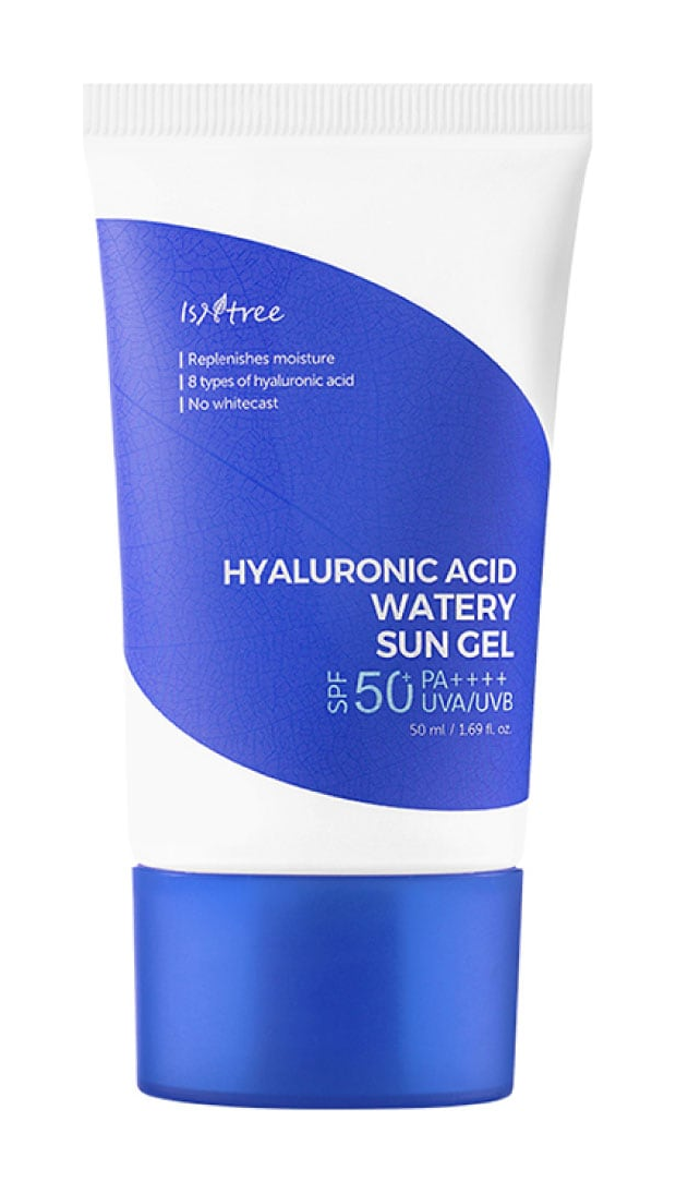 Isntree Hyaluronic Acid Watery Sun Gel SPF50+ PA++++ 50ml front packshot