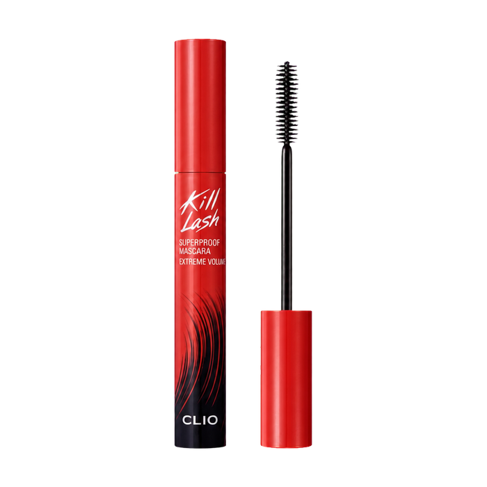 CLIO Kill Lash Superproof Mascara Extreme Volume tube and wand