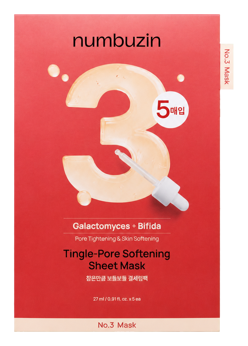 numbuzin No.3 Tingle-Pore Softening Sheet Mask 5ea product image