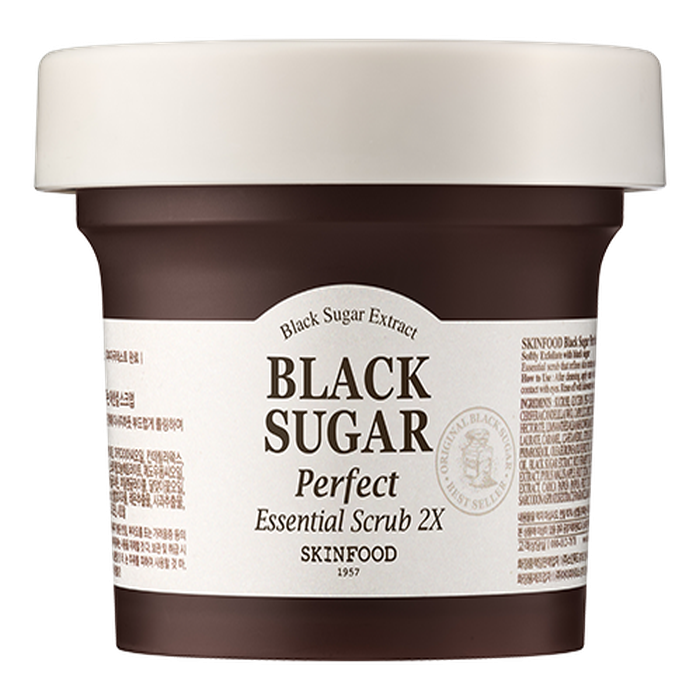 SKINFOOD Black Sugar Perfect Essential Scrub 2X transparent product image