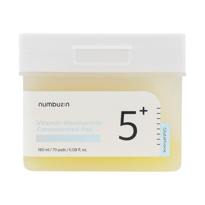 Numbuzin No.5+ Vitamin-Niacinamide Concentrated Pad transparent product image